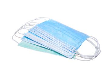 Face mask isolated on white background.(with Clipping Path).