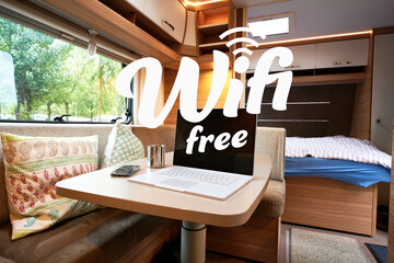Free Wifi Campingplatz Wohnwagen Wohnmobil Camper Internet