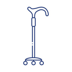 cane disabled tool line style icon