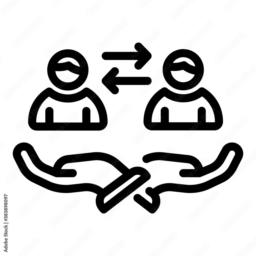 Poster comparison icon. outline comparison vector icon for web design isolated on white background