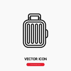 suitcase icon vector sign symbol