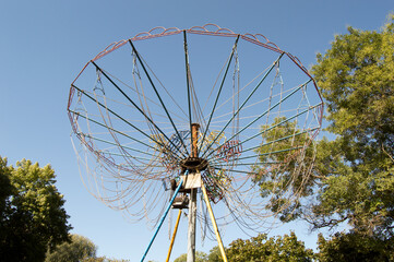 children playground in park