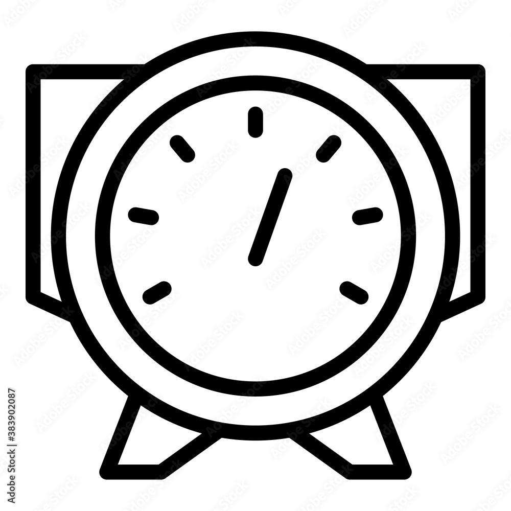 Poster capacitor voltage regulator icon. outline capacitor voltage regulator vector icon for web design iso