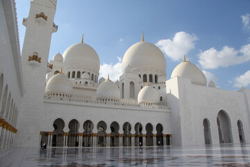 sheikh zayed mosque - obrazy, fototapety, plakaty