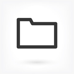 Folder Vector icon . Lorem Ipsum Illustration design
