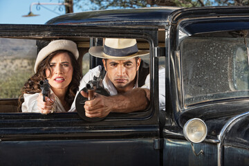 1920s Male and Female Gangsters