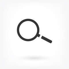 Magnify Vector icon . Lorem Ipsum Illustration design
