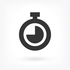 Stopwatch Vector icon . Lorem Ipsum Illustration design