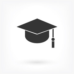 Graduation Vector icon . Lorem Ipsum Illustration design