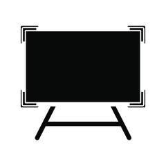 blackboard icon. simple icon. vector illustration