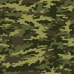 
Army camouflage texture vector background seamless pattern for textiles.