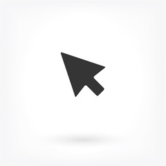 Arrow Vector icon . Lorem Ipsum Illustration design