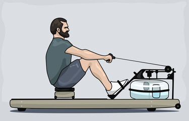 man on a rower © magann