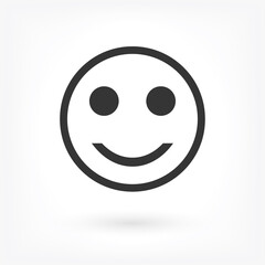 Smile Vector icon . Lorem Ipsum Illustration design