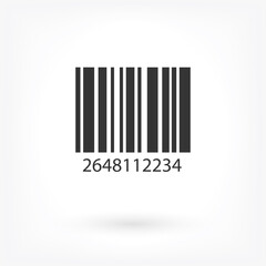 Barcode Vector icon . Lorem Ipsum Illustration design