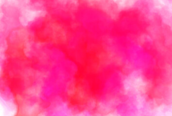 Illustration in the style of watercolor in the red color tone