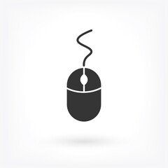 Computer mouse icon . Lorem Ipsum Illustration design