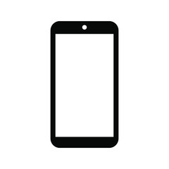 Smartphone icon,smartphone icon art. Elegant thin line style design. on white background