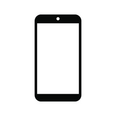 Smartphone icon,smartphone icon art. Elegant thin line style design. on white background