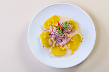 Ceviche with salmon