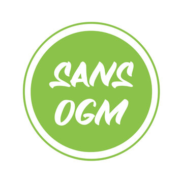 Label symbole sans ogm