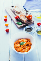 Pappa al pomodoro (tomato-bread soup, Italy)..