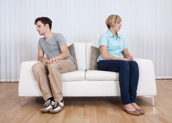 Brother and sister arguing