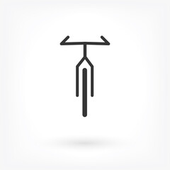 bike icon vector . Lorem Ipsum Illustration design