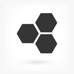 honeycomb icon vector . Lorem Ipsum Illustration design