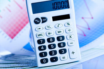 Calculator and diagram