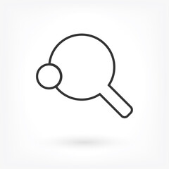 tennis icon vector . Lorem Ipsum Illustration design