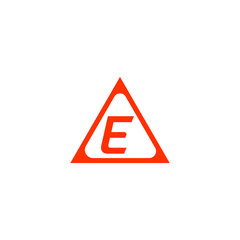 Alphabetic Letter logo E.