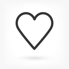 a heart vector icon 10 eps