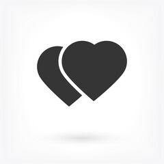 Vector icon heart 10 EPSVector icon heart 10 EPS . Lorem Ipsum Illustration design