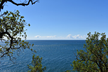 sea view from the mountain