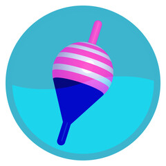 Stylized image of a sea float. Icon for an avatar. - 383916875