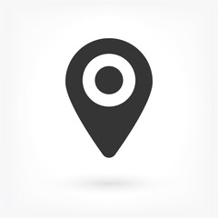 Vector icon search map 10 EPS . Lorem Ipsum Illustration design