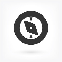 Vector icon compass 10 EPS . Lorem Ipsum Illustration design