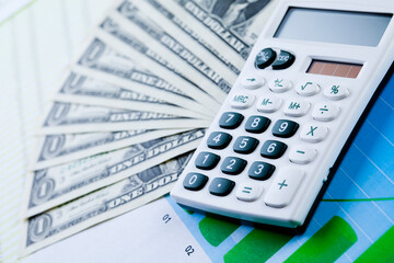 Calculator and diagram