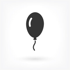 Vector icon balloon inflatable 10 EPS . Lorem Ipsum Illustration design