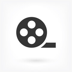 Vector icon videotape 10 EPS . Lorem Ipsum Illustration design