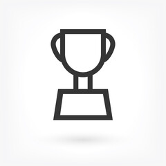 Vector icon cup 10 EPS . Lorem Ipsum Illustration design