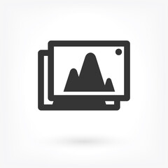 Vector icon picture 10 EPS . Lorem Ipsum Illustration design