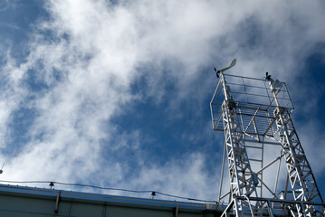 anemoscope with blue sky