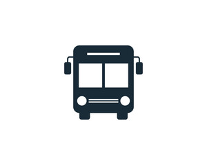 Bus, Transportation Icon Vector Logo Template Illustration Design