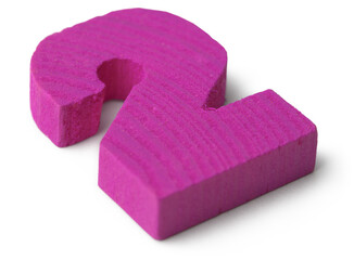Violet wooden toy figure two