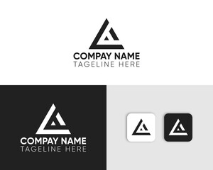 LA minimal,modern and clean logo design