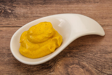 Asian Curry sauce in the bowl