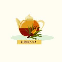 Rooibos tea isolated icon