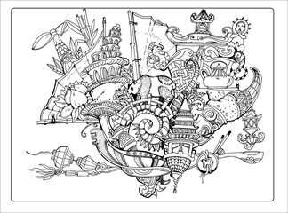 Adult coloring page